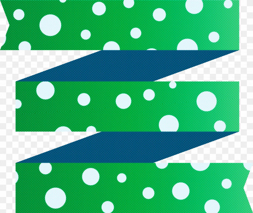 Ribbon Multiple Ribbon, PNG, 3000x2532px, Ribbon, Green, Line, Multiple Ribbon, Polka Dot Download Free