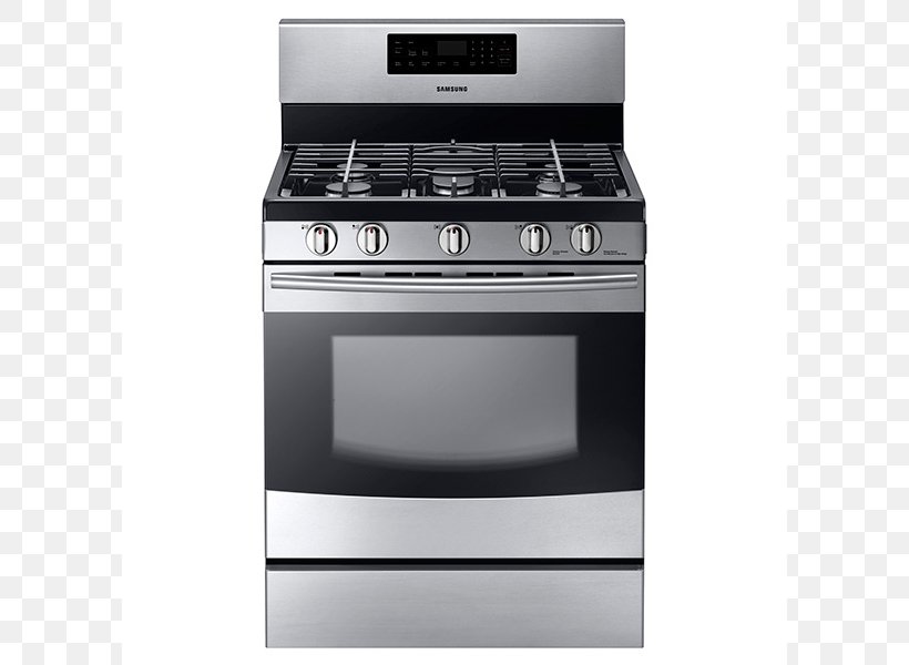 Cooking Ranges Gas Stove Samsung NX58F5500 Self-cleaning Oven Home Appliance, PNG, 800x600px, Cooking Ranges, Electric Stove, Gas, Gas Stove, Home Appliance Download Free