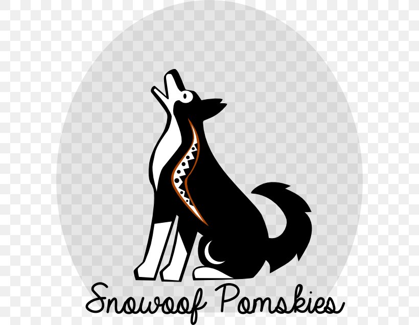 Dog Cat Puppy Pomsky Breeder, PNG, 600x636px, Dog, Animal, Artwork, Black And White, Breed Download Free