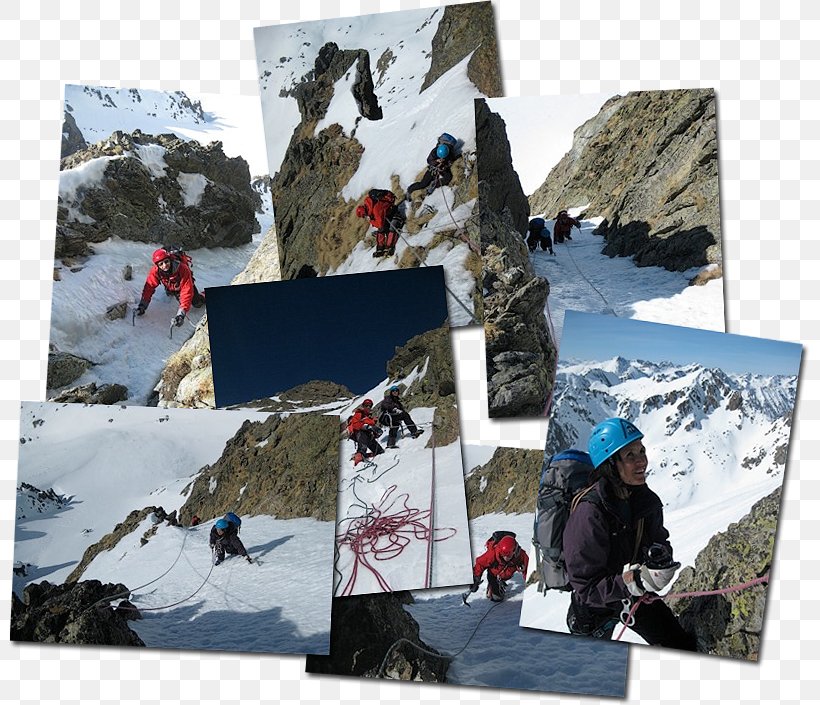 Mountaineering Collage Winter Ski Tourism, PNG, 801x705px, Mountaineering, Adventure, Arete M Pte Ltd, Collage, Glacial Landform Download Free