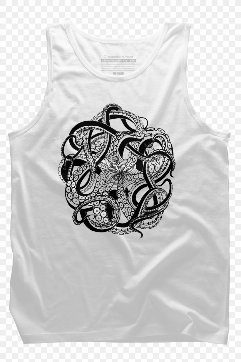 T-shirt Sleeveless Shirt Design By Humans, PNG, 1200x1800px, Tshirt, Active Tank, Black, Black And White, Brand Download Free