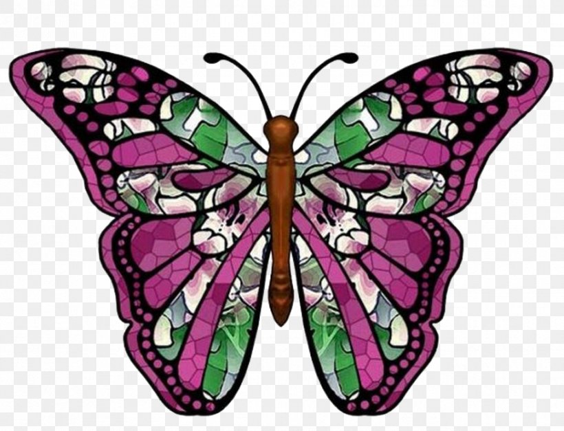 Butterfly Art Color Clip Art, PNG, 918x702px, Butterfly, Art, Arthropod, Brush Footed Butterfly, Butterflies And Moths Download Free