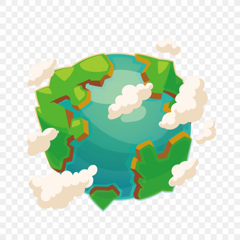 Earth Euclidean Vector, PNG, 1500x1501px, Earth, Animation, Cloud, Drawing,  Green Download Free