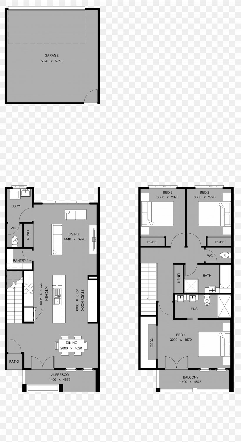Floor Plan Architecture House Plan Building, PNG, 3557x6527px, Floor Plan, Architecture, Area, Black And White, Building Download Free
