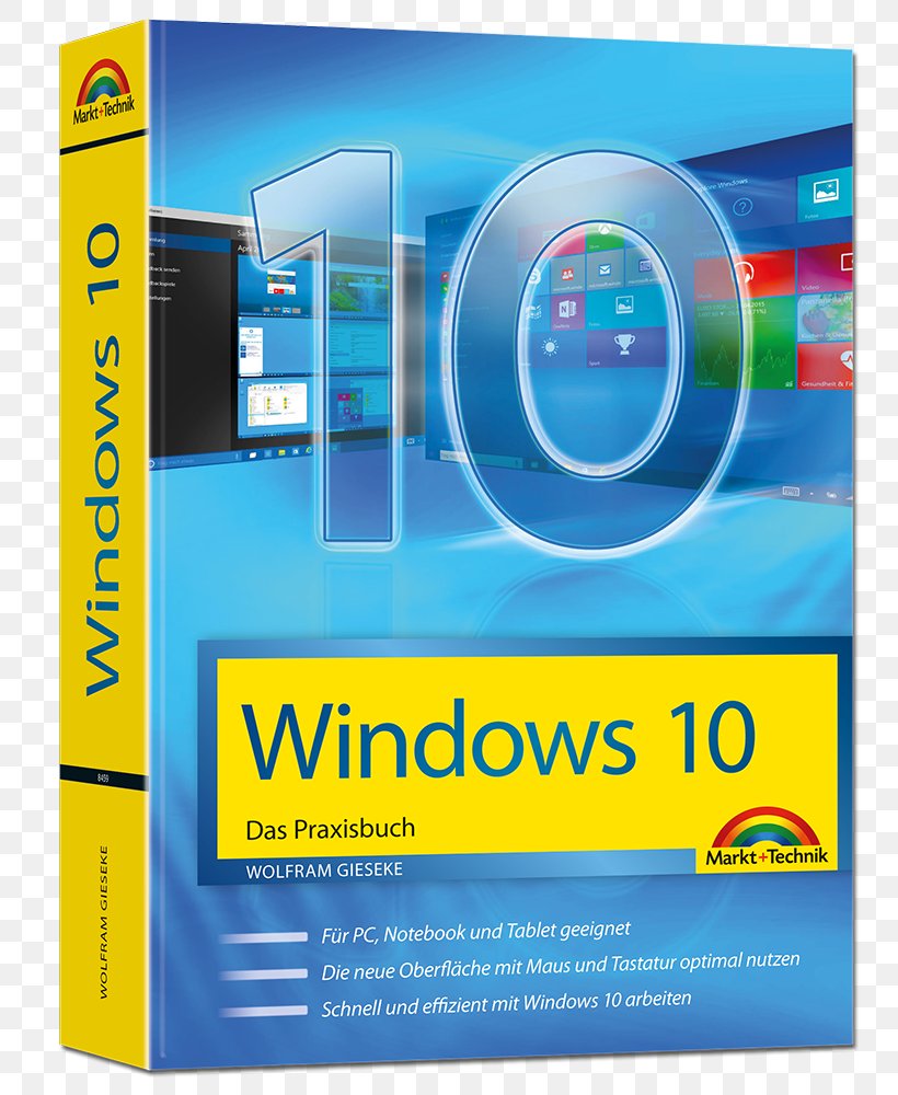 Windows 10 Das Praxisbuch Windows 10, PNG, 790x1000px, Windows 10, Amazon Kindle, Book, Brand, Computer Software Download Free