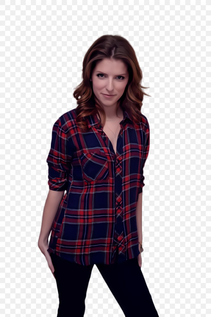 Blouse Plaid, PNG, 1632x2452px, Anna Kendrick, Actress, Barnes Noble, Blouse, Button Download Free