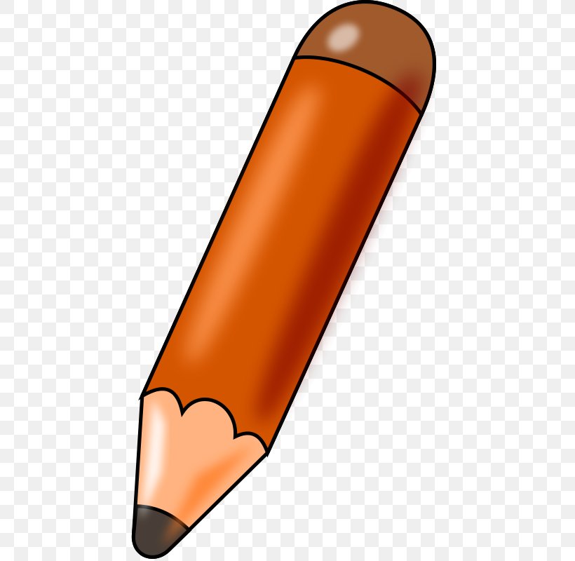 Colored Pencil Drawing Vector Graphics, PNG, 446x800px, Colored Pencil, Color, Drawing, Orange, Pen Download Free