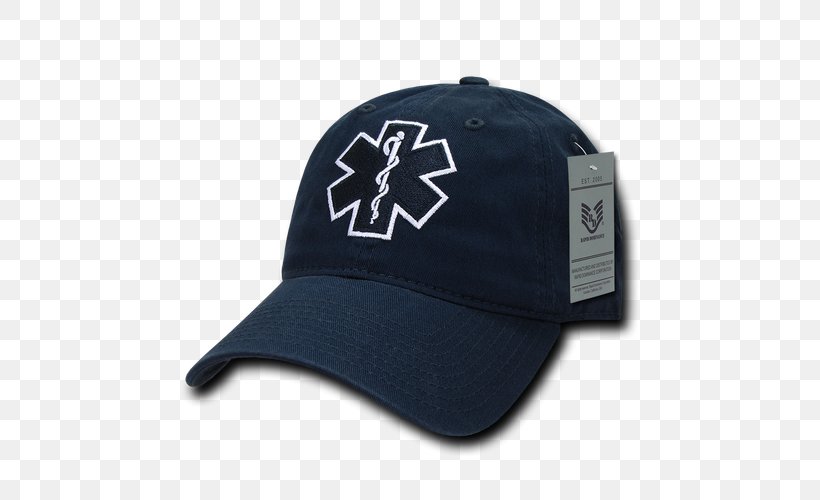 Emergency Medical Technician Baseball Cap Emergency Medical Services Trucker Hat, PNG, 500x500px, Emergency Medical Technician, Baseball Cap, Brand, Cap, Certified First Responder Download Free