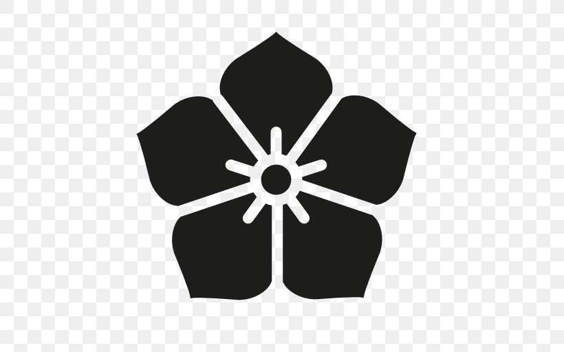 Japan Symbol Flower, PNG, 512x512px, Japan, Black, Black And White, Cross, Floral Design Download Free