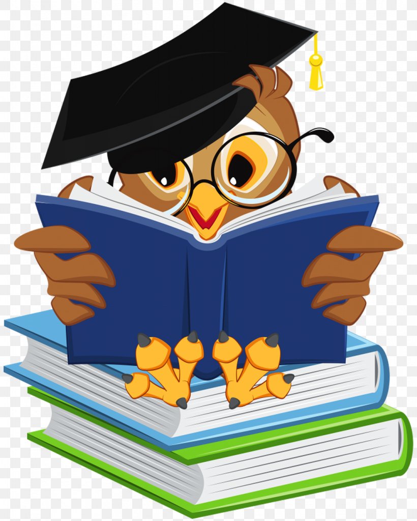 Owl Bird Book Clip Art, PNG, 1067x1333px, Owl, Animation, Bird, Book, Graduation Ceremony Download Free