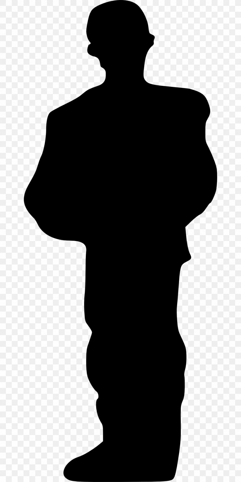 Silhouette Clip Art, PNG, 960x1920px, Silhouette, Black And White, Joint, Male, Public Domain Download Free