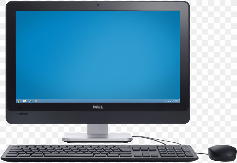 Dell Laptop Desktop Computers All-in-One, PNG, 4252x2945px, Dell, Allinone, Computer, Computer Hardware, Computer Monitor Download Free