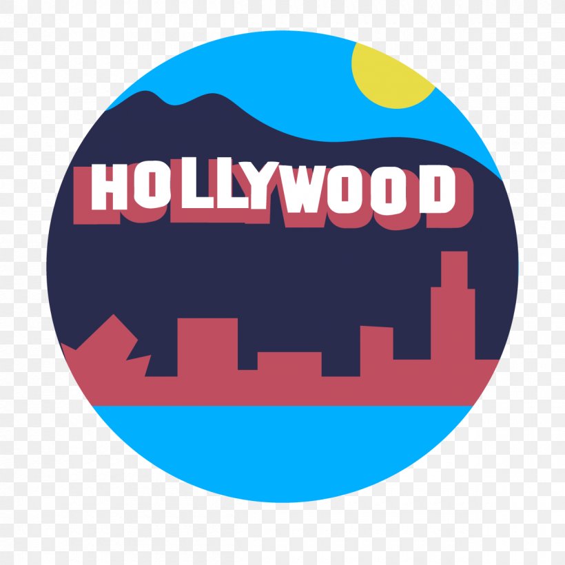Hollywood Logo Brand Clip Art Font, PNG, 1200x1200px, Hollywood, Area, Blue, Brand, Logo Download Free