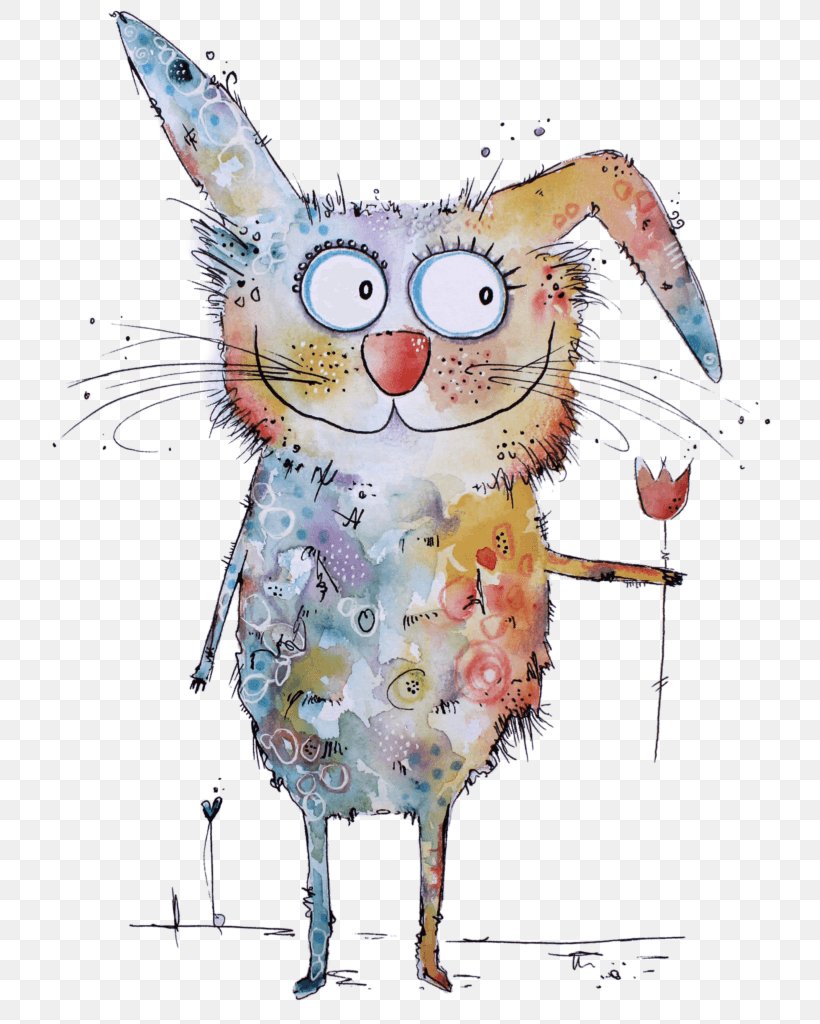 Rabbit Easter Bunny Hare Illustration Owl, PNG, 739x1024px, Rabbit, Animated Cartoon, Art, Cartoon, Child Download Free