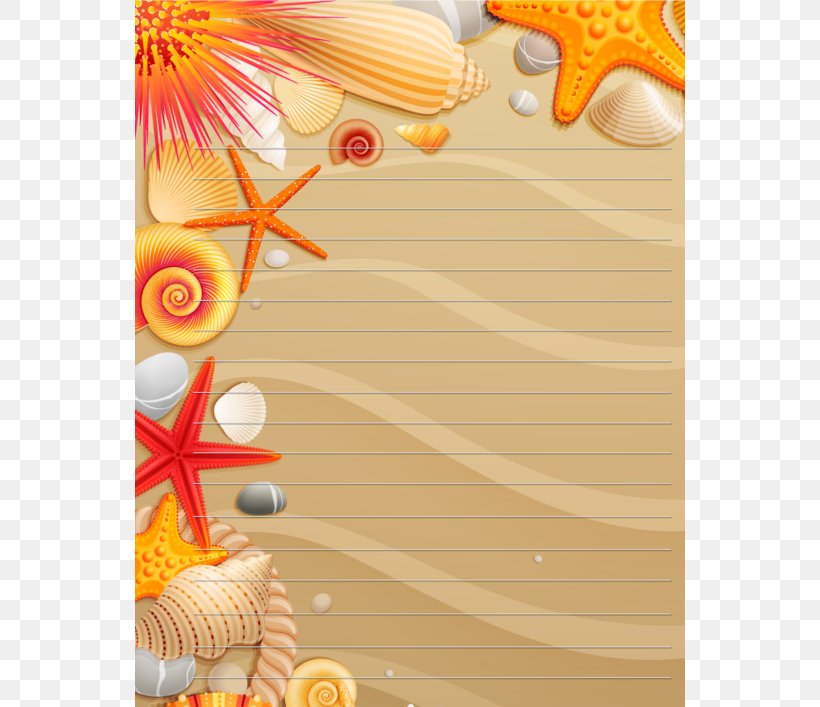 Seashell Starfish Euclidean Vector, PNG, 550x707px, Seashell, Art, Conch, Flower, Marine Biology Download Free