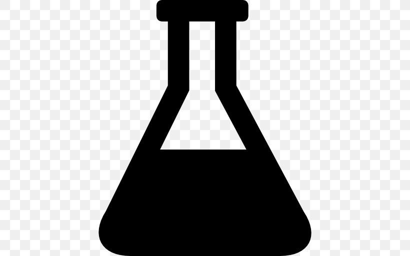 Laboratory Flasks Erlenmeyer Flask Laboratory Glassware, PNG, 512x512px, Laboratory Flasks, Black, Black And White, Chemical Substance, Chemistry Download Free