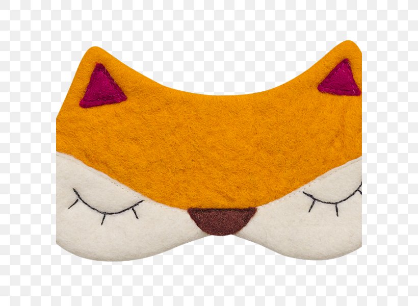 Red Fox Sleep Stuffed Animals & Cuddly Toys Mask, PNG, 600x600px, Red Fox, Animal, Bed, Description, Felt Download Free