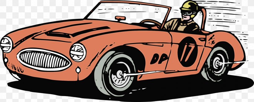 Sports Car Auto Racing Silhouette Racing Car, PNG, 2400x968px, Watercolor, Antique Car, Austinhealey 3000, Auto Racing, Car Download Free