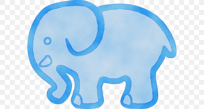 Elephant, PNG, 600x437px, Watercolor, Elephant, Elephants, Microsoft Azure, Octopus Download Free