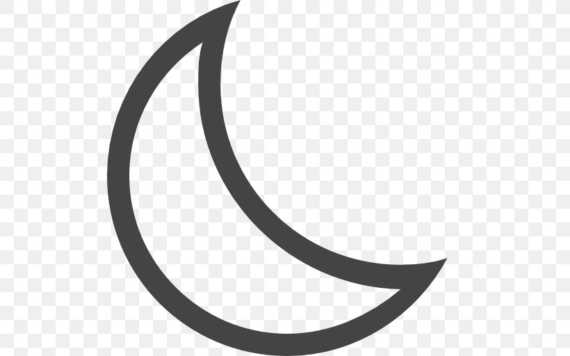Lunar Phase Crescent Moon, PNG, 512x512px, Lunar Phase, Black And White, Brand, Crescent, Monochrome Download Free
