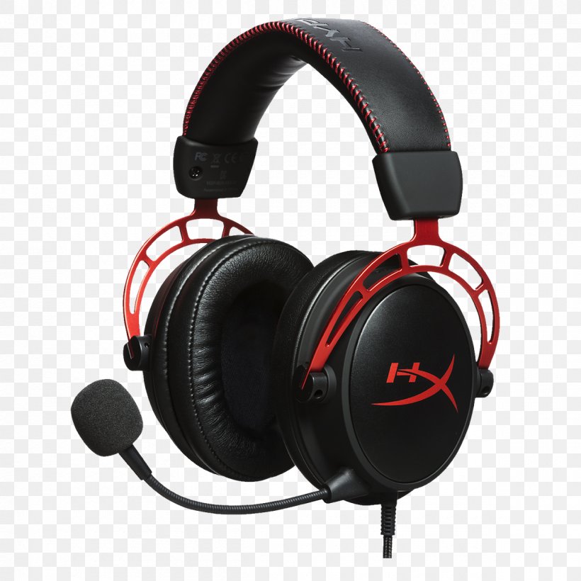 Microphone Headset Kingston HyperX Cloud Alpha Video Games, PNG, 1200x1200px, Microphone, Audio, Audio Equipment, Electronic Device, Headphones Download Free