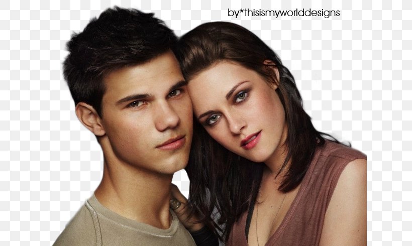 Taylor Lautner Kristen Stewart The Twilight Saga: Eclipse Bella Swan, PNG, 640x490px, Watercolor, Cartoon, Flower, Frame, Heart Download Free