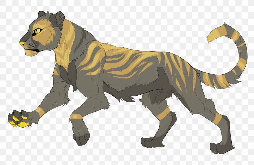 Tiger Lion Wildlife Terrestrial Animal, PNG, 2465x1604px, Tiger, Animal, Animal Figure, Big Cats, Carnivoran Download Free