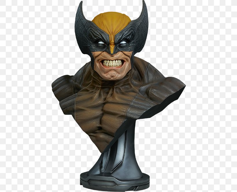 Wolverine Hulk Marvel Comics Statue X-Men, PNG, 480x666px, Wolverine, Action Toy Figures, Art, Bust, Comics Download Free