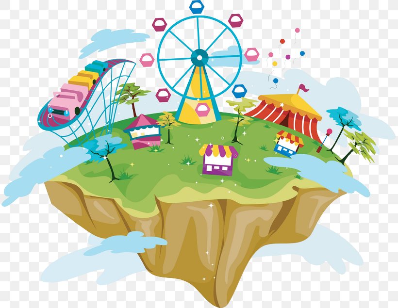 Amusement Park Clip Art, PNG, 813x635px, Amusement Park, Area, Art, Entertainment, Fair Download Free