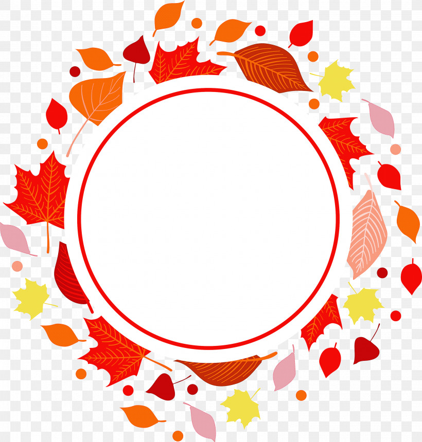 Autumn Frame Autumn Leaves Frame Leaves Frame, PNG, 2859x3000px, Autumn Frame, Autumn Leaves Frame, Circle, Leaf, Leaves Frame Download Free