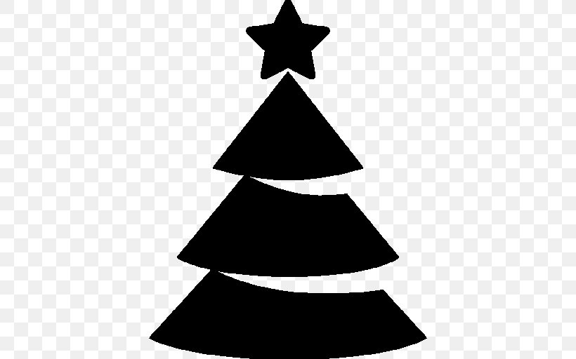 Christmas Tree Symbol Clip Art, PNG, 512x512px, Christmas Tree, Black And White, Christmas, Christmas Decoration, Christmas Gift Download Free