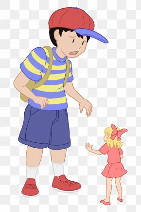 Giant Alice In Wonderland Artwork - EarthBound Mother DeviantArt Ness Digital Art PNG