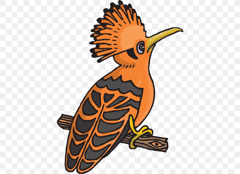 African Hoopoe Bird Clip Art, PNG, 432x597px, Hoopoe, African Hoopoe, Artwork, Beak, Bird Download Free