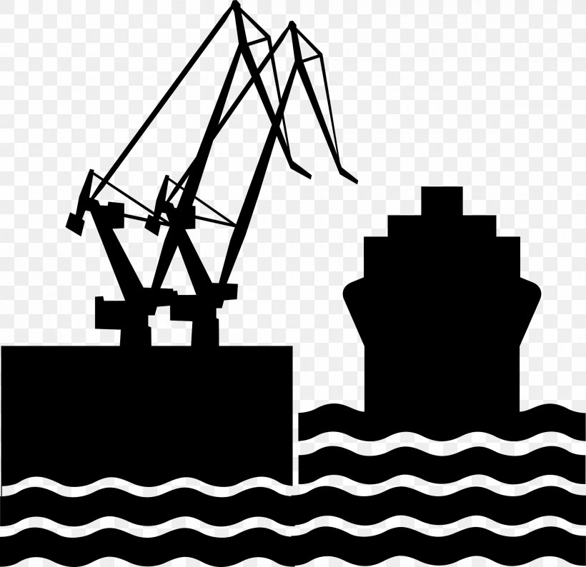 Clip Art Freight Transport Ship Cargo, PNG, 2400x2324px, Freight Transport, Architecture, Art, Black, Blackandwhite Download Free