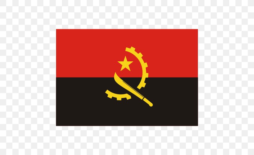 Flag Of Angola National Flag Front For The Liberation Of The Enclave Of Cabinda, PNG, 500x500px, Angola, Brand, Flag, Flag Of Angola, Gallery Of Sovereign State Flags Download Free