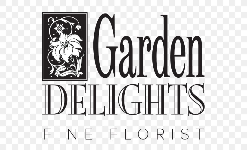 Garden Delights Fine Florist Franklin Logo Floristry Brand, PNG, 800x500px, Franklin, Anniversary, Black, Black And White, Black M Download Free