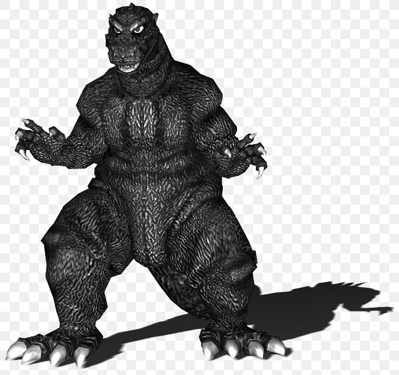 Godzilla: Unleashed Mechagodzilla Godzilla: Save The Earth YouTube, PNG, 820x770px, Godzilla Unleashed, Anguirus, Baragon, Black And White, Fictional Character Download Free