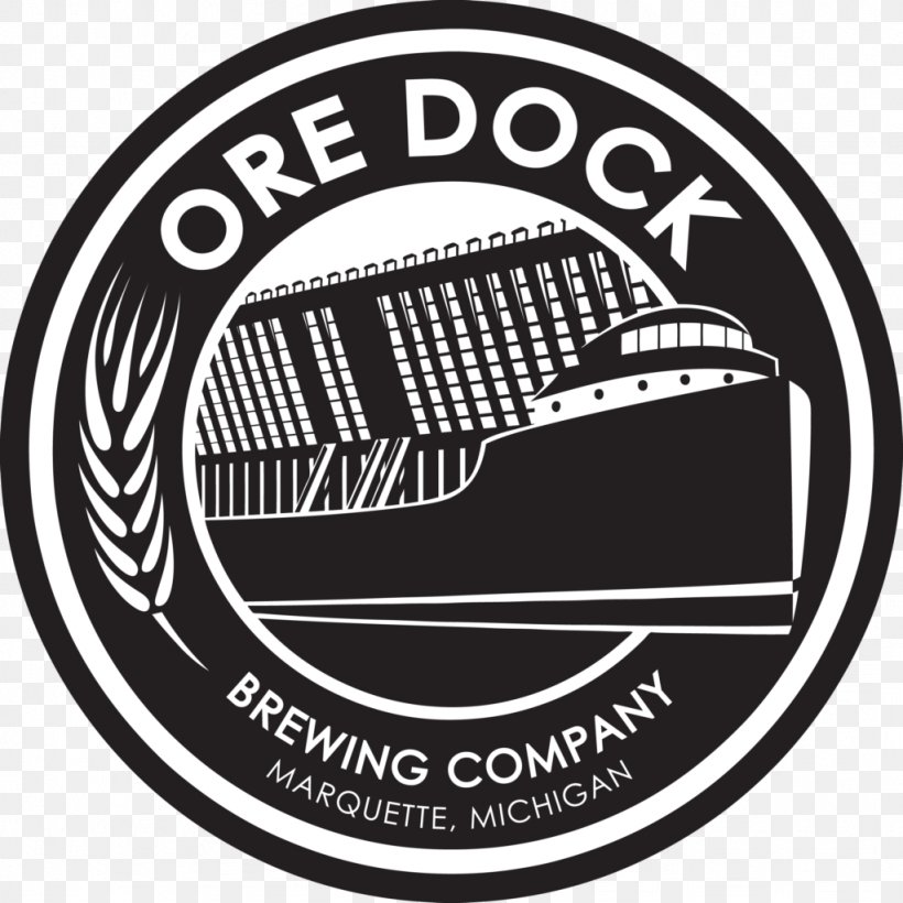 Ore Dock Brewing Company Beer Brewing Grains & Malts Brewery, PNG, 1024x1024px, Beer, Alexandria Brewing Company, Beer Brewing Grains Malts, Black And White, Brand Download Free