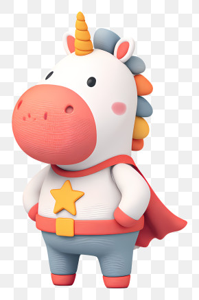 Super Hero Unicorn - Superhero Unicorn Cartoon PNG