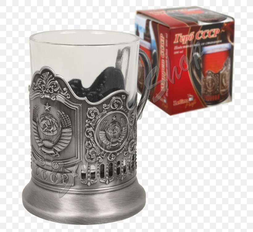 Tea Mug Podstakannik Russia Glass, PNG, 750x750px, Tea, Coffee, Cup, Drinkware, Glass Download Free