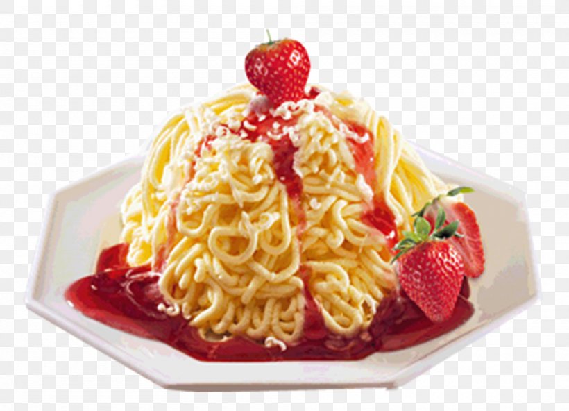 Ice Cream Spaghettieis Sundae Gelato, PNG, 2000x1445px, Ice Cream, Breakfast, Cream, Cuisine, Dessert Download Free