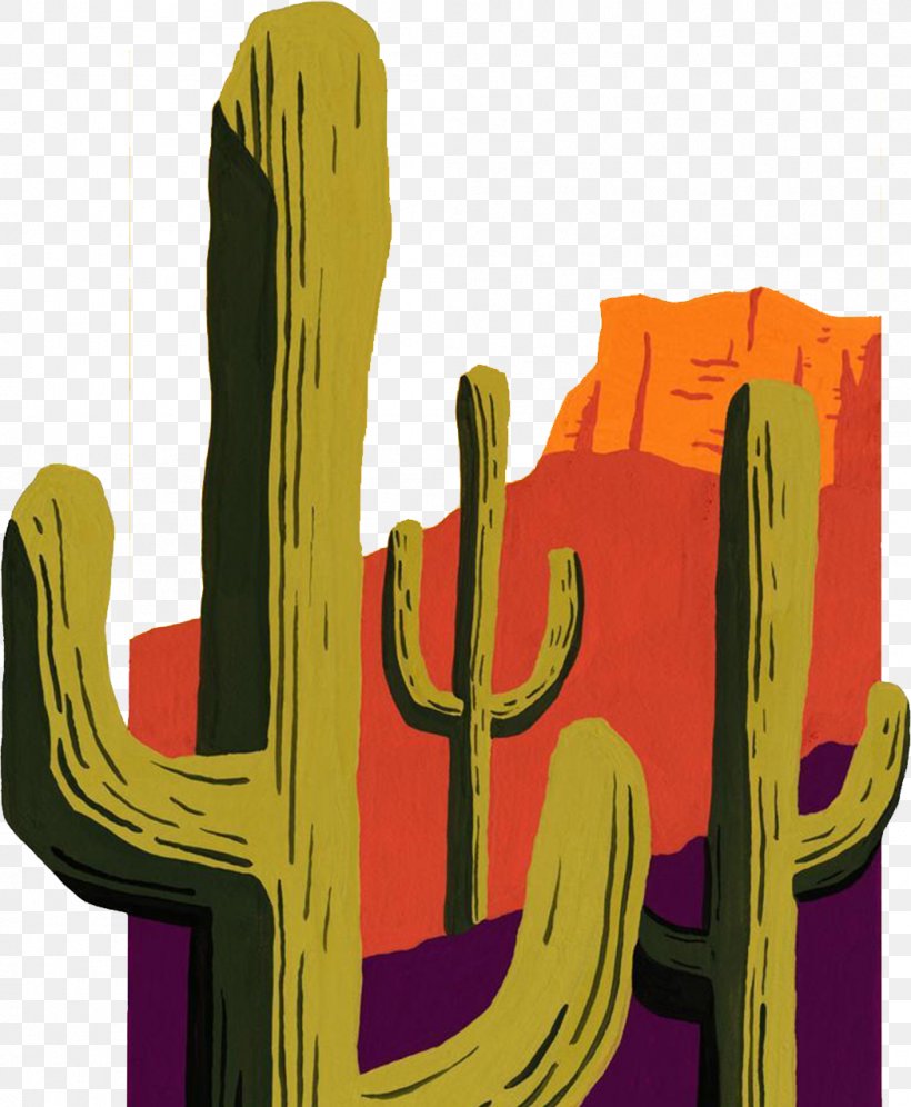 Cactaceae Sonoran Desert Saguaro Illustration, PNG, 1049x1275px, Cactaceae, Art, Cactus, Ceroid Cactus, Desert Download Free