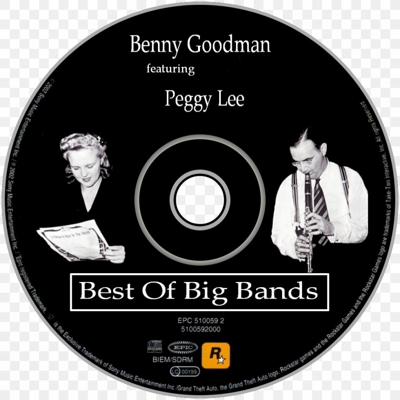 Compact Disc Best Of The Big Bands: Benny Goodman Featuring Peggy Lee Best Of Big Bands: Benny Goodman (feat. Helen Forrest), PNG, 1000x1000px, Compact Disc, Benny Goodman, Big Band, Brand, Disk Storage Download Free