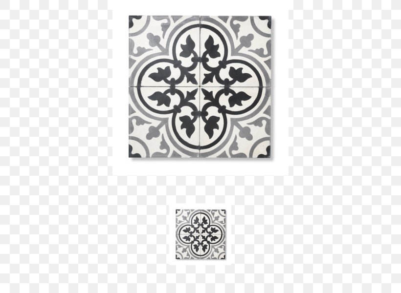 Cement Tile Encaustic Tile Floor Pattern, PNG, 600x600px, Cement Tile, Art, Black, Brand, Business Download Free