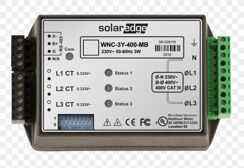 SolarEdge Electricity Meter Solar Energy Solar Panels, PNG, 1414x977px, Solaredge, Circuit Component, Computer Component, Electrical Grid, Electricity Download Free