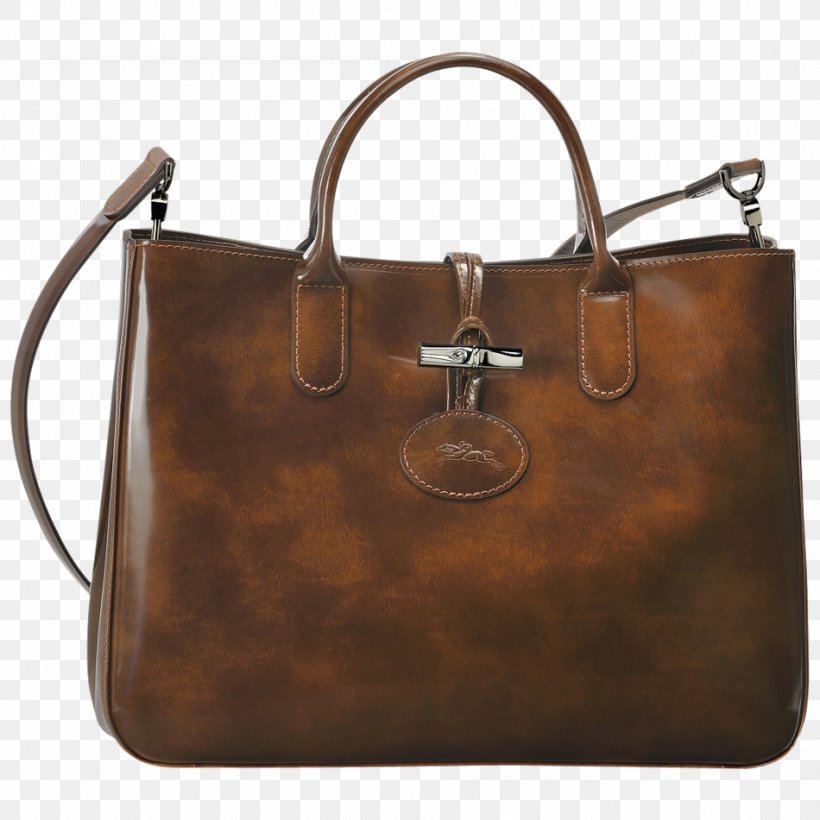 Tote Bag Leather Longchamp Handbag, PNG, 950x950px, Tote Bag, Bag, Baggage, Brand, Brown Download Free