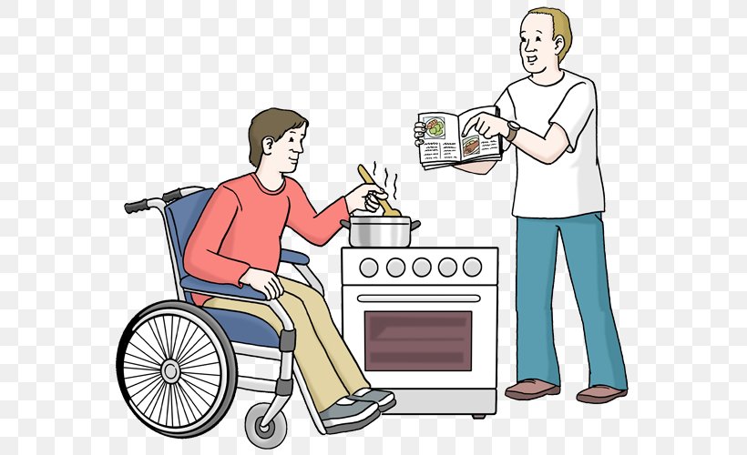 Disability Clip Art Inclusion, PNG, 581x500px, Disability, Apartment, Cartoon, Conversation, Cooking Download Free