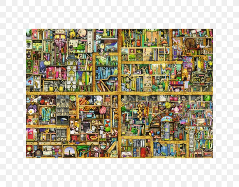 Jigsaw Puzzles Ravensburger Bookcase Amazon.com, PNG, 640x640px, Jigsaw Puzzles, Amazoncom, Art, Book, Bookcase Download Free