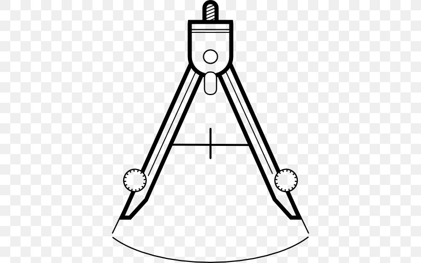 Compass Technical Drawing Line Art, PNG, 512x512px, Compass, Area, Black And White, Drawing, Engineering Drawing Download Free
