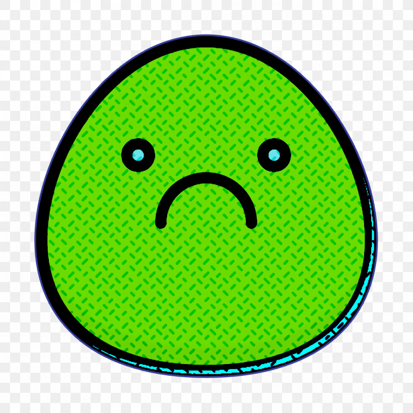 Emoji Icon Sad Icon, PNG, 1166x1166px, Emoji Icon, Circle, Emoticon, Green, Multimedia Download Free